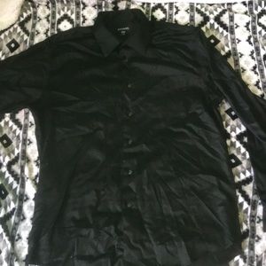 Black George dress shirt